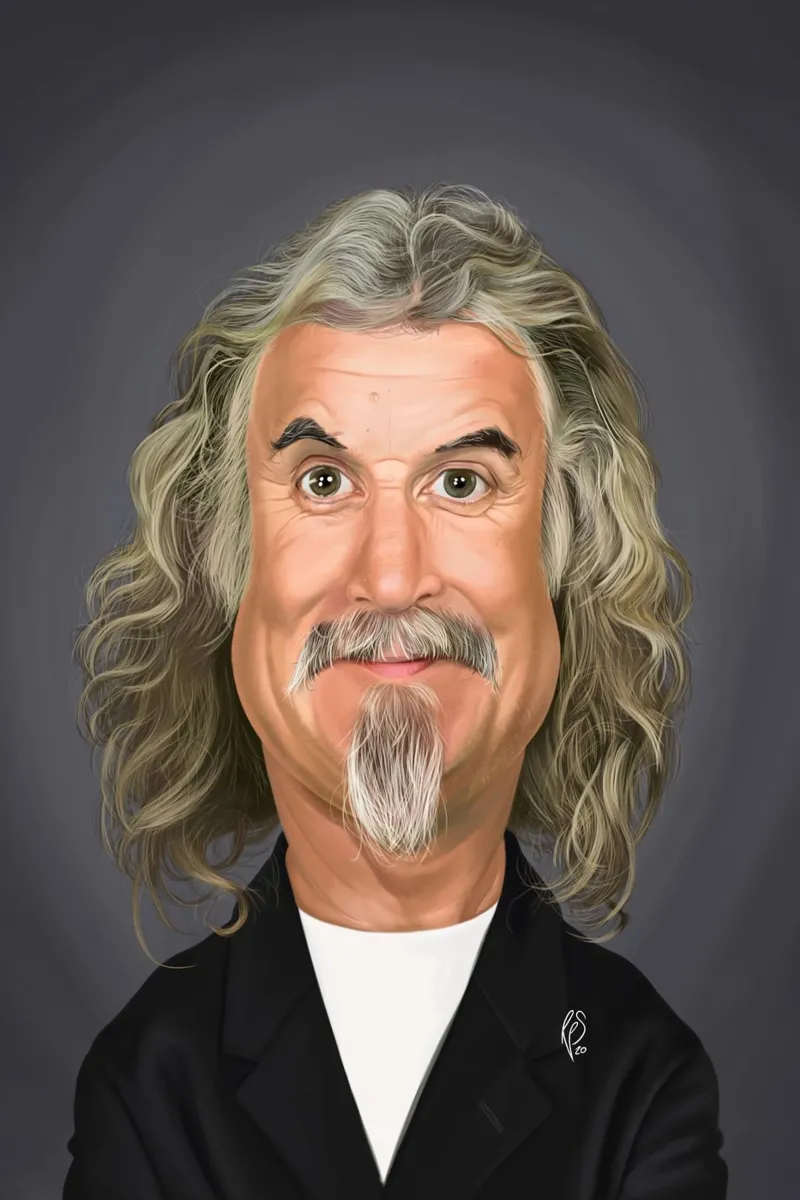 Billy Connolly pellicola backlit da Rob Art | Illustration