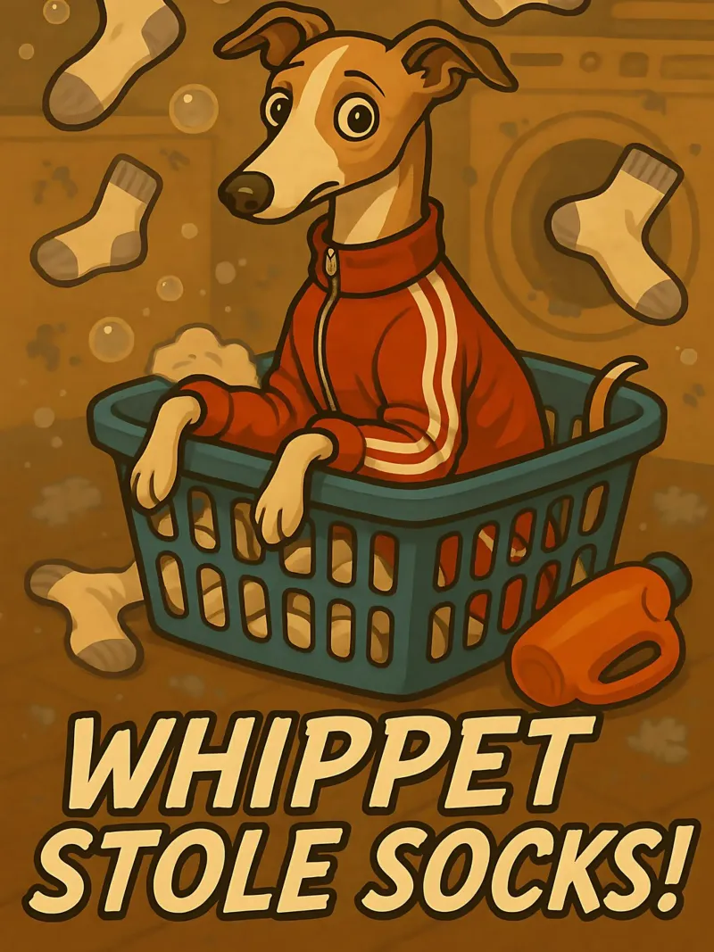 Meme divertente di Whippet pellicola backlit da Funny Humor Art