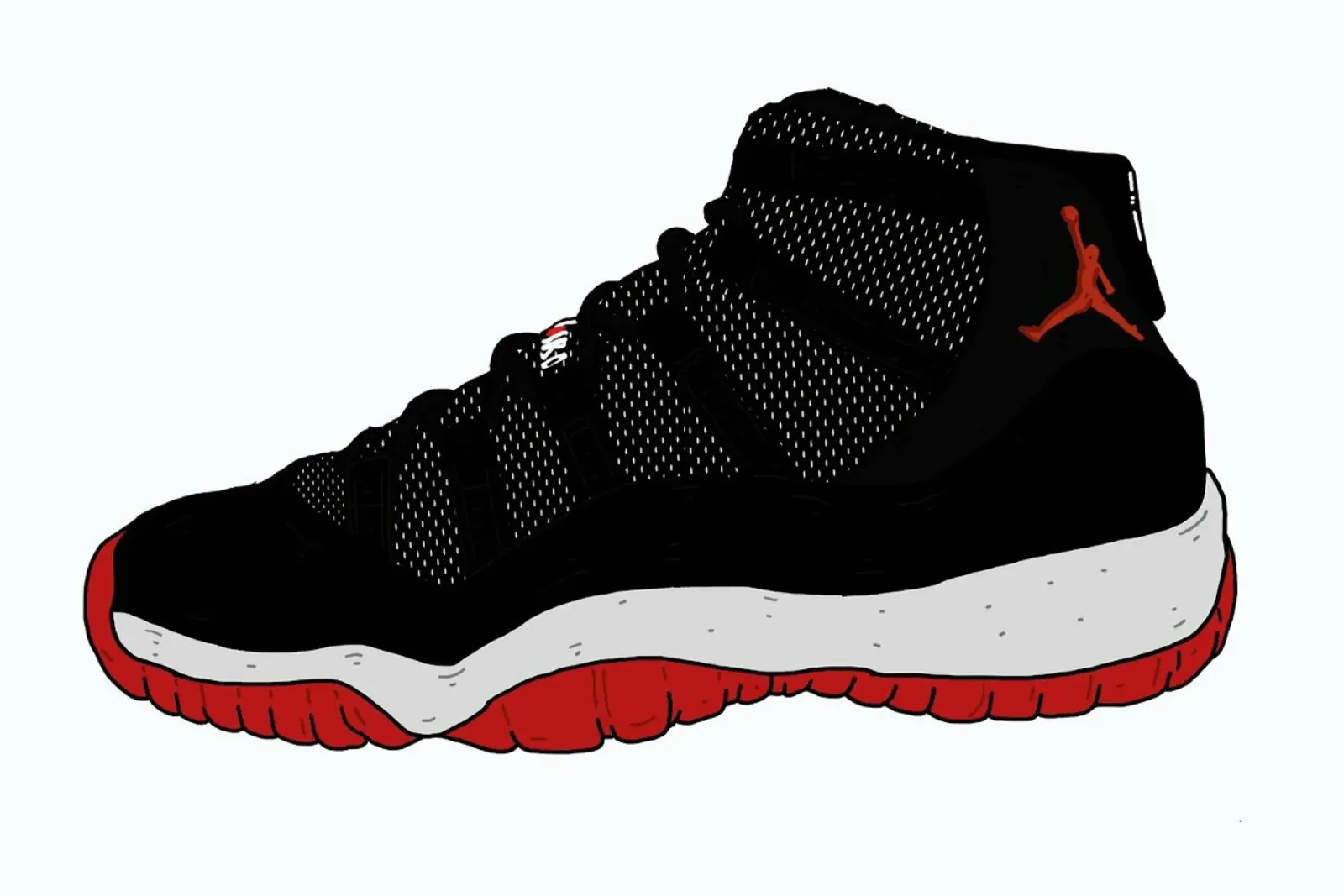 Jordans Bred pellicola backlit da Nick Cocozza