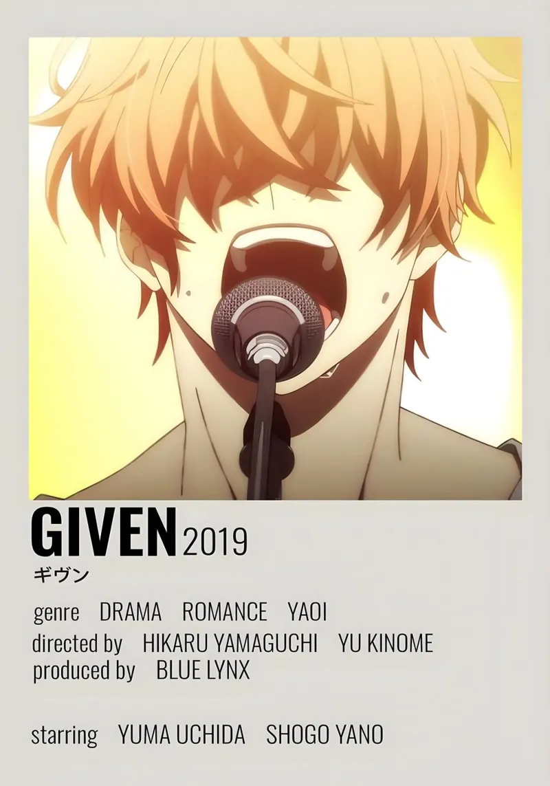 GIVEN 2019 plexiglass da Totoya