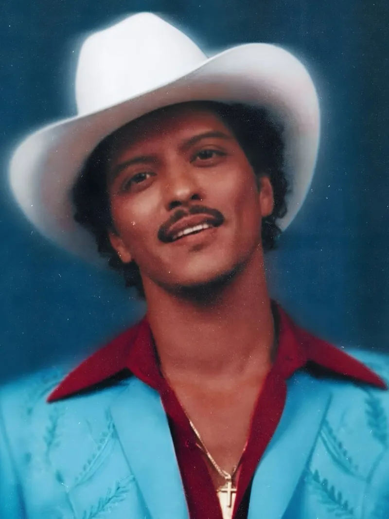 Bruno mars pellicola backlit da Low poly art