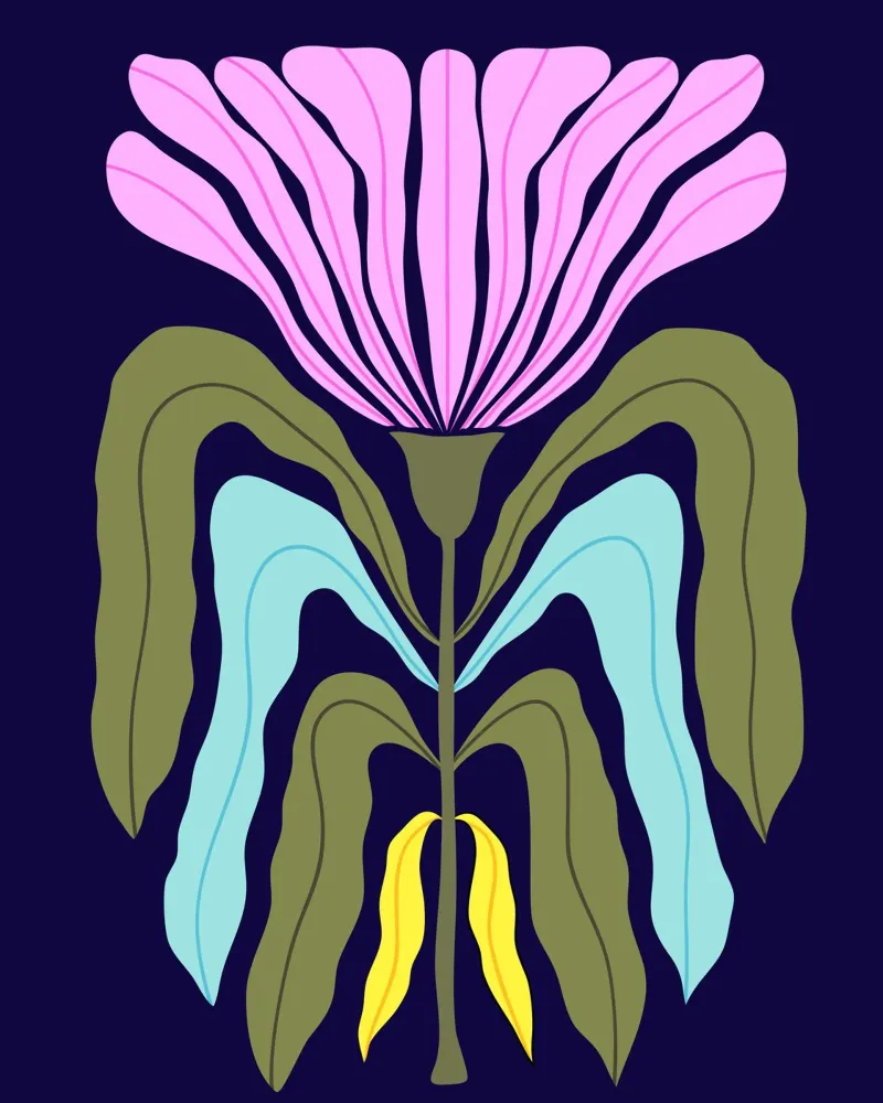 Whimsical Garden hahnemühle by Kintsugi99