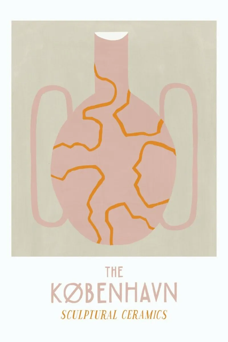 The Kobenhavn No. 4 poster con telaio in alluminio da typealive