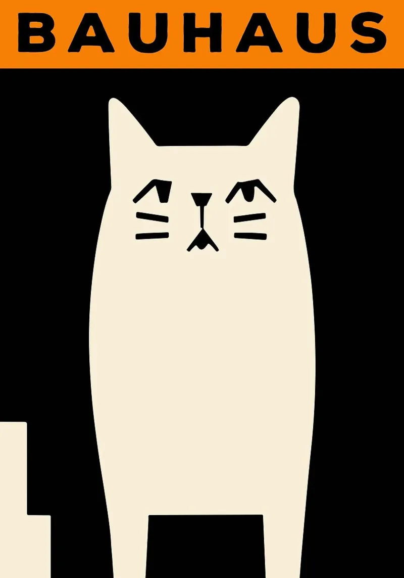 gatto in grassetto pellicola backlit da Purrfect Whiskers Art