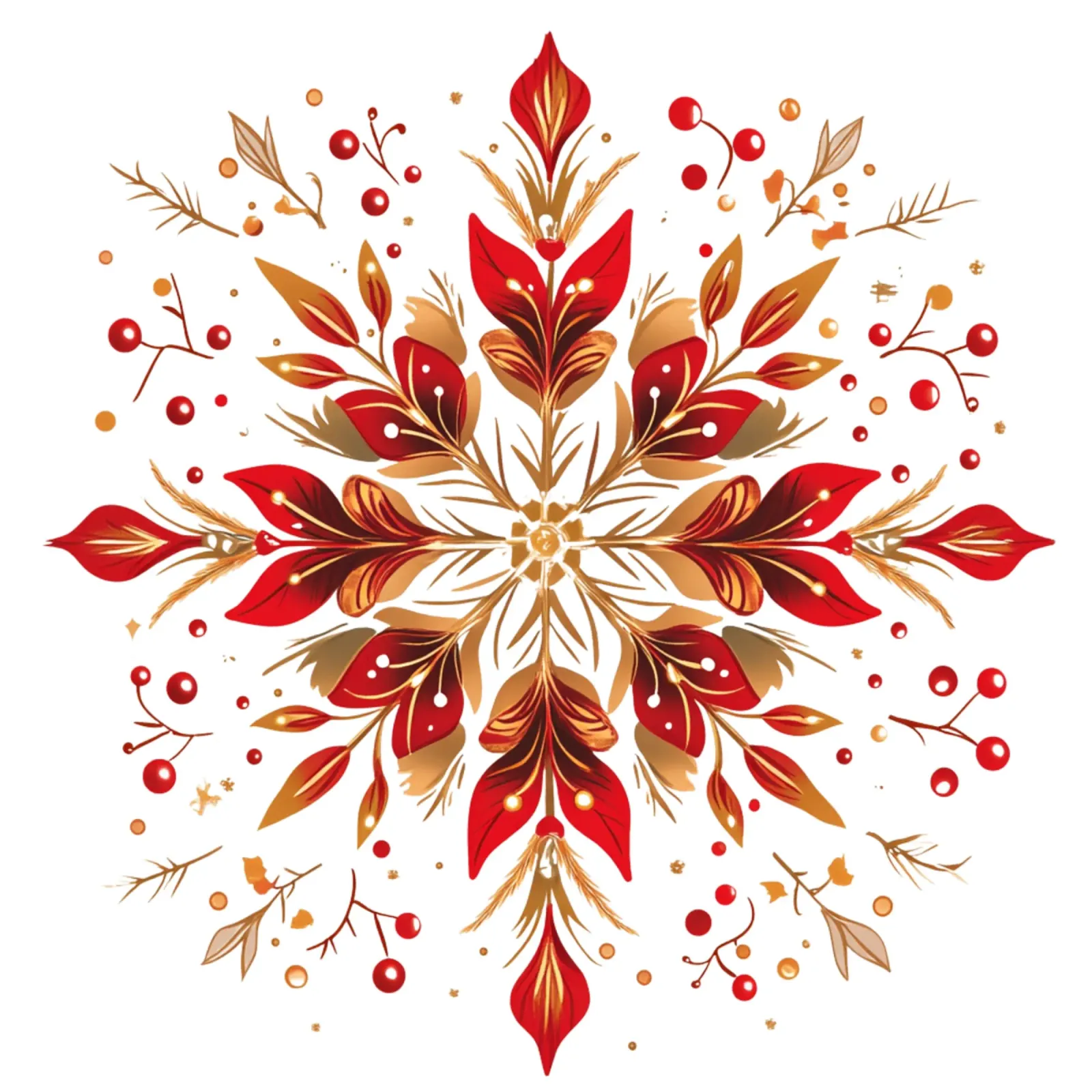 Christmas Mandala canvas by Spiritual Touch