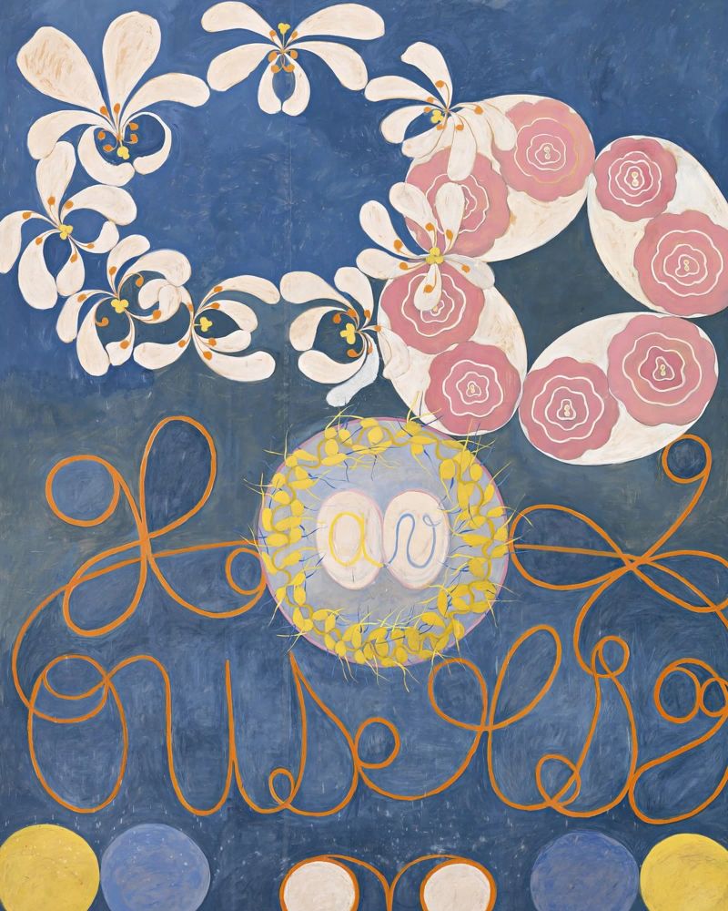 Hilma af Klint - I dieci più grandi n. 1 - Infanzia - 1907 pellicola backlit da 50 masterpieces
