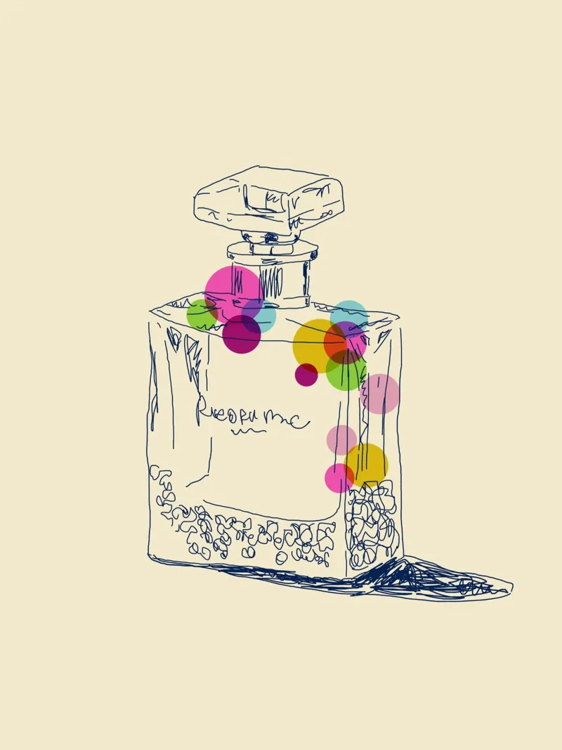 Fragrance in Line pellicola backlit da Indigo Rain