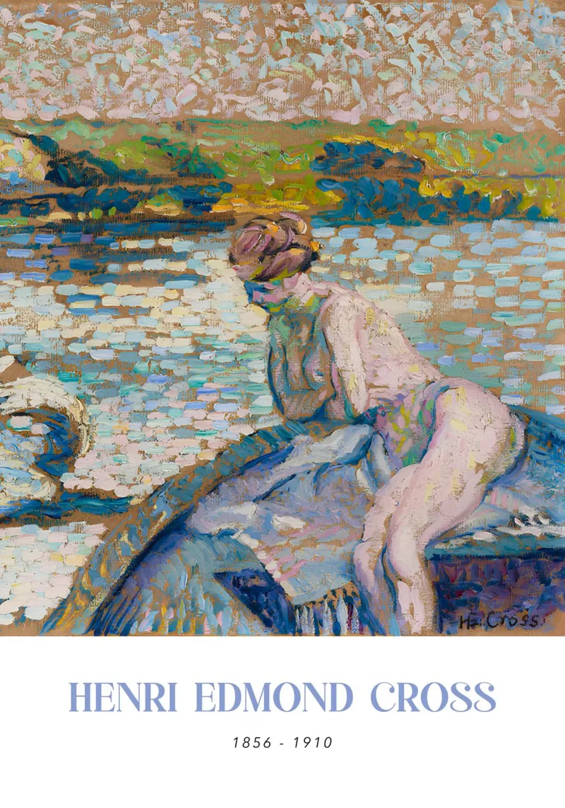 Henri-Edmond Cross Figura nuda divisionista pellicola backlit da NorwesClub