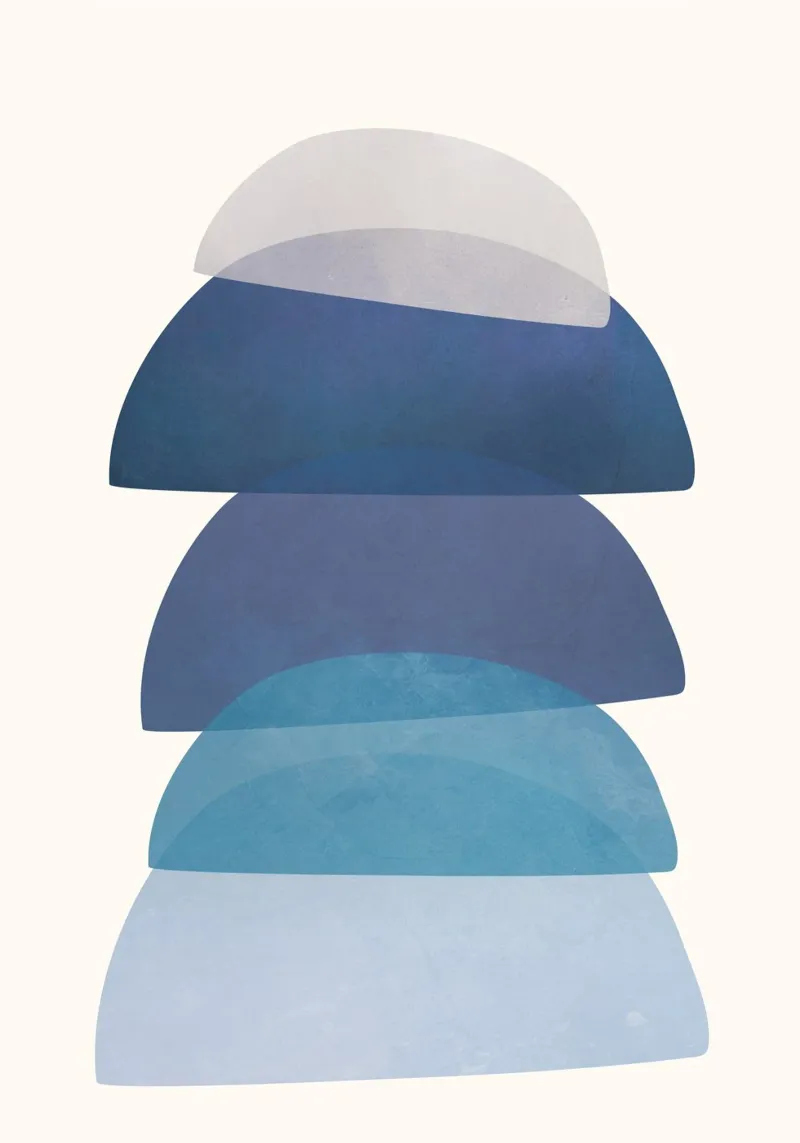 Blue Stack 01 pellicola backlit da cityart