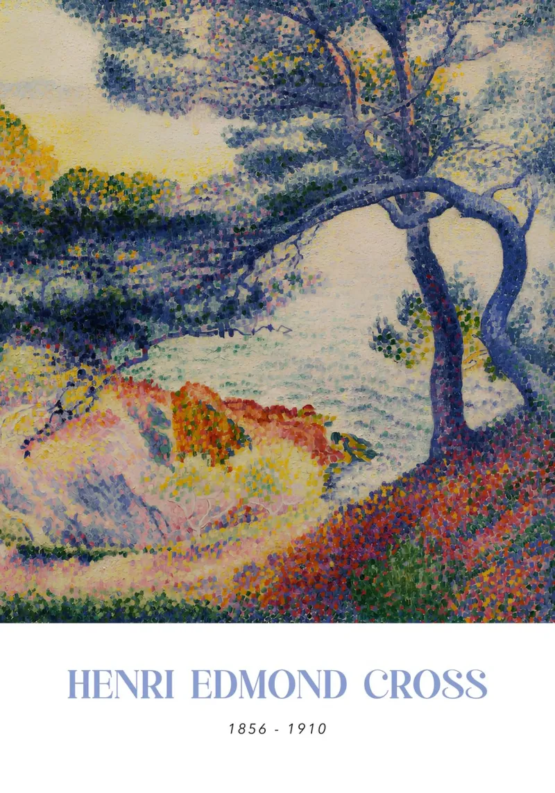 Henri-Edmond Cross Pointillist Coastal Landscape hahnemühle by NorwesClub