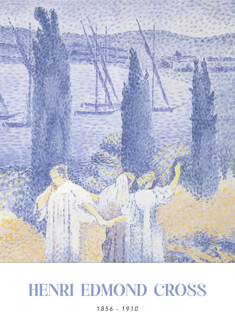 Henri-Edmond Cross Pointillist La passeggiata Arte carta hahnemühle da NorwesClub