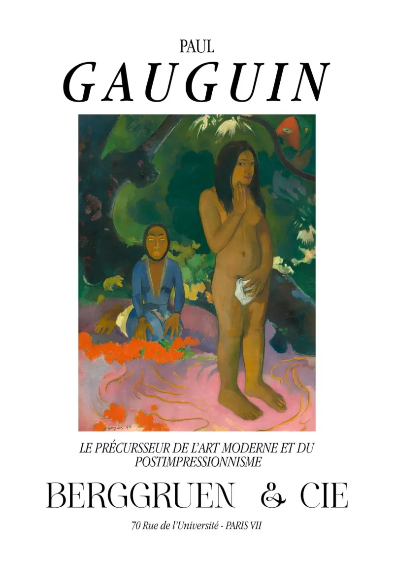 Paul Gauguin nudo tahitiano Arte tropicale d'epoca pellicola backlit da NorwesClub