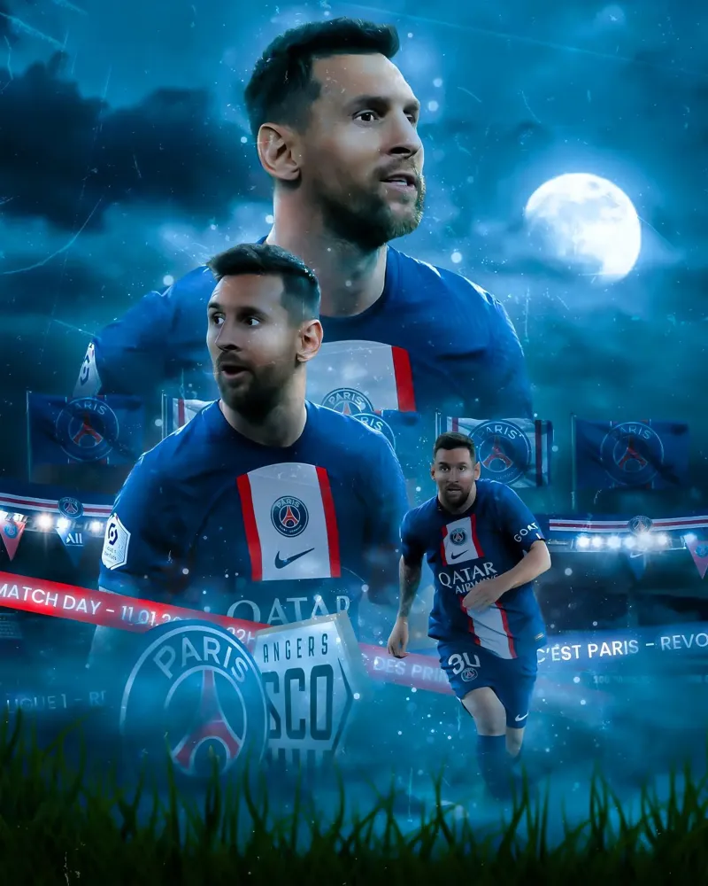 Lionel Messi pellicola backlit da Agus Creative