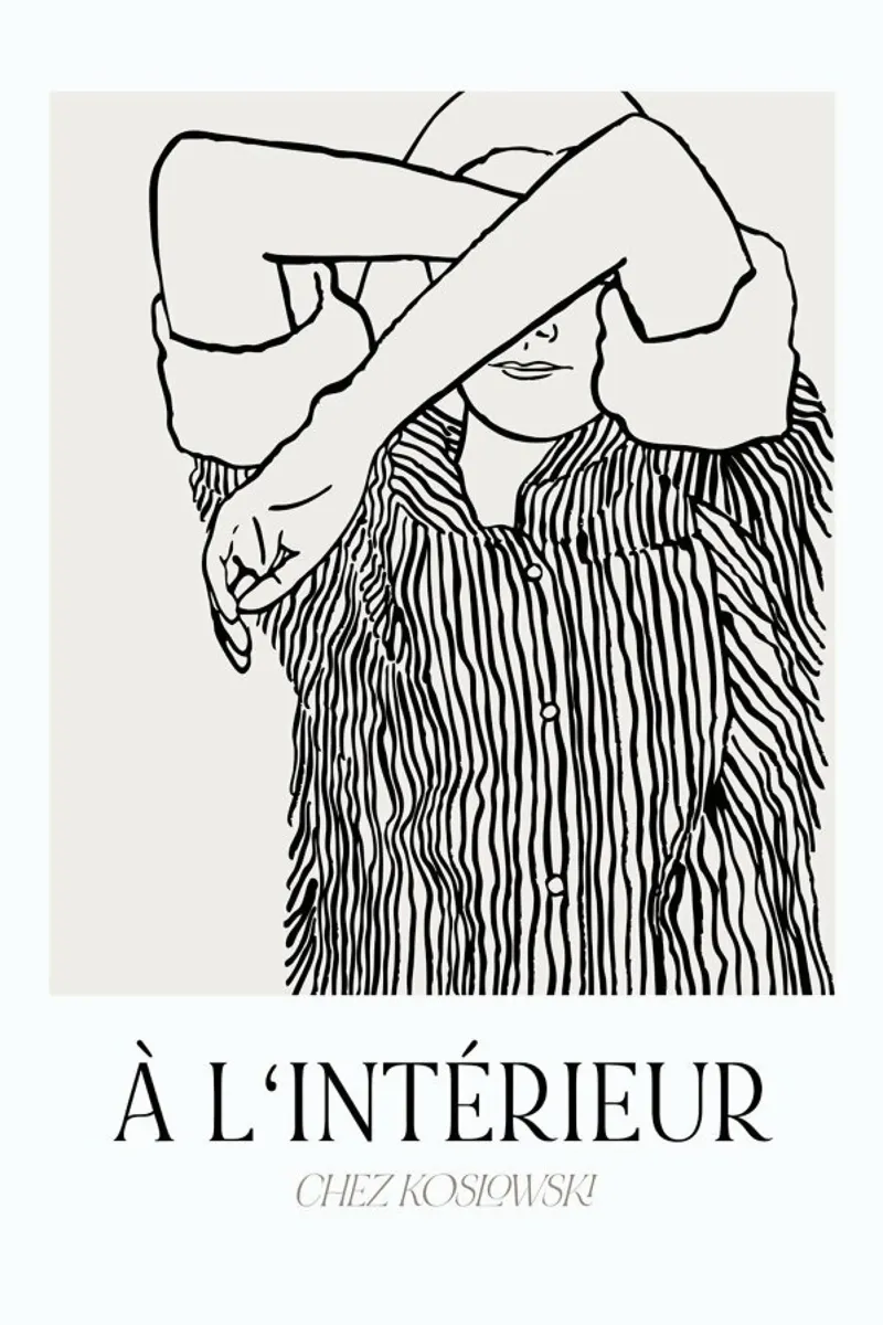 Inside No. 6 poster con telaio in alluminio da typealive