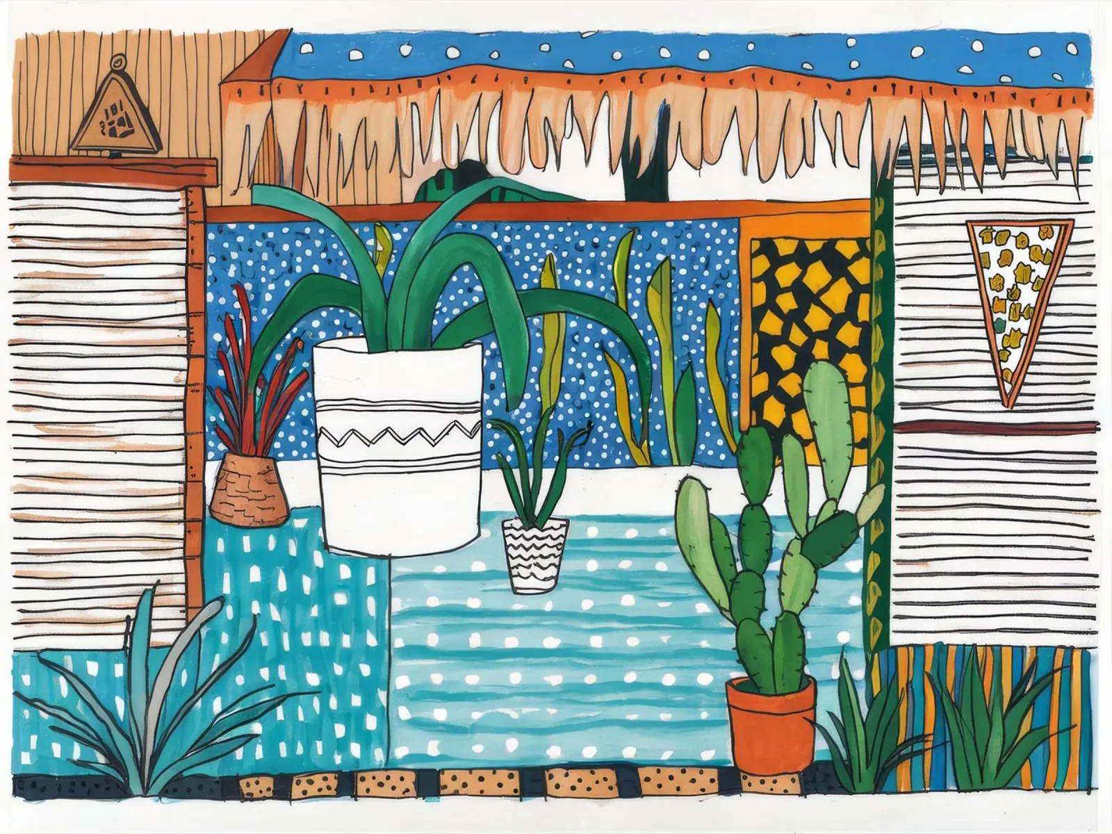 Sinfonia notturna tropicale poster da Beach Palette