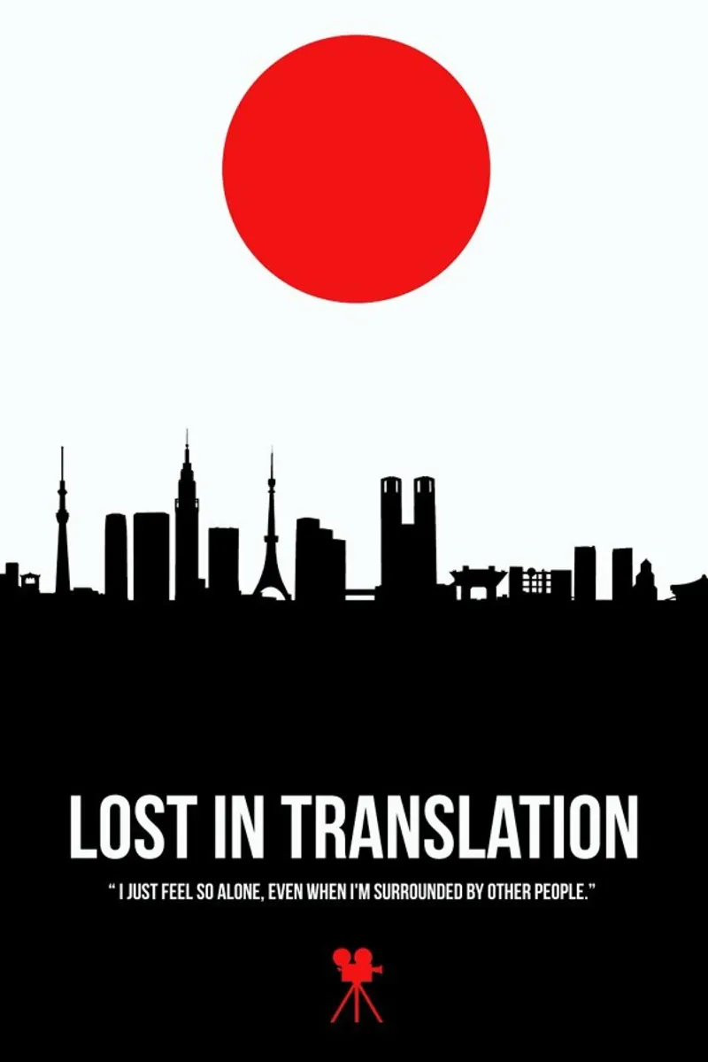 Lost In Translation poster con telaio in plastica da Naxart
