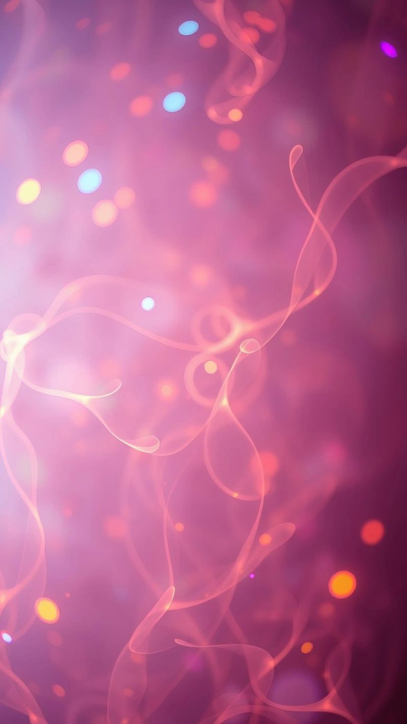 abstract with glowing patterns and soft colors poster by DesignDoodle