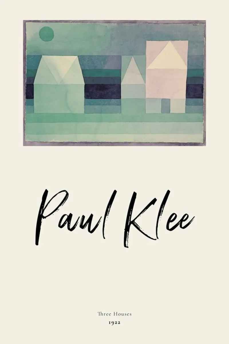 Klee - Three Houses pellicola backlit da ARTOTHEK
