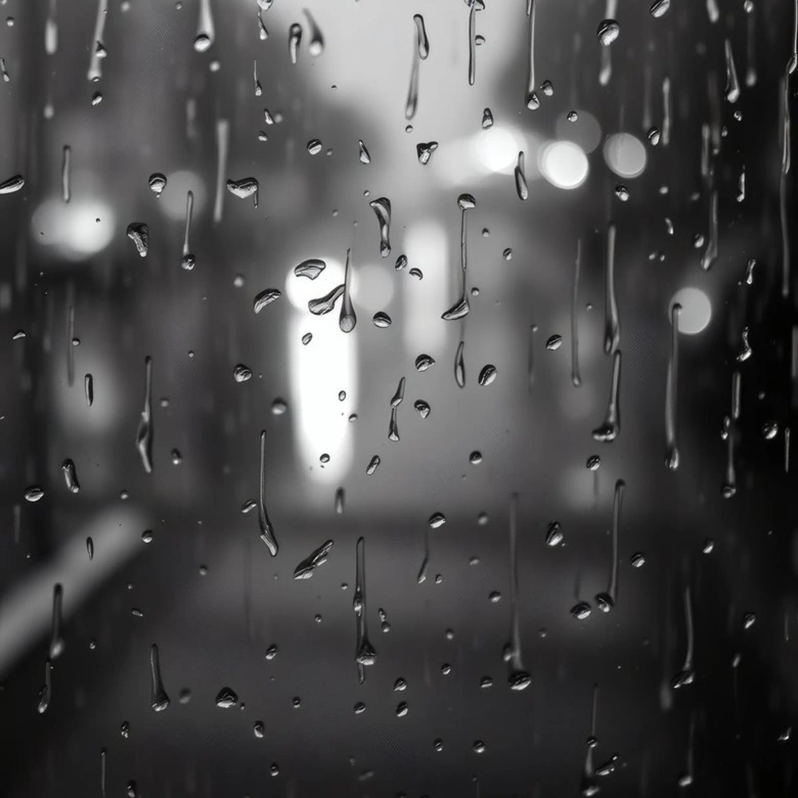Raindrops on window creating a calming effect hahnemühle by DesignDoodle