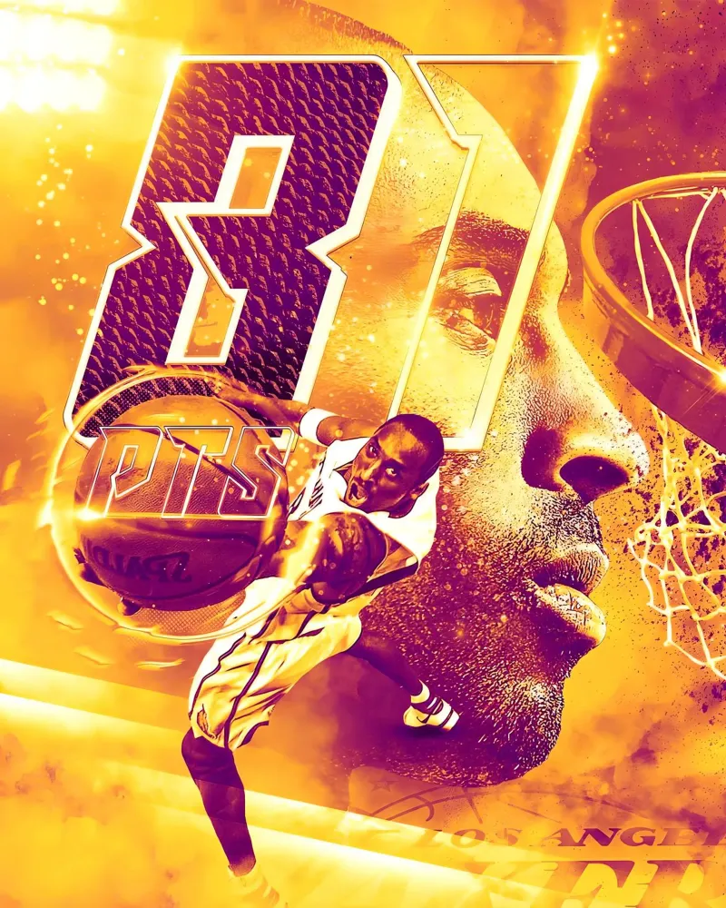 Kobe Bryant pellicola backlit da Agus Creative