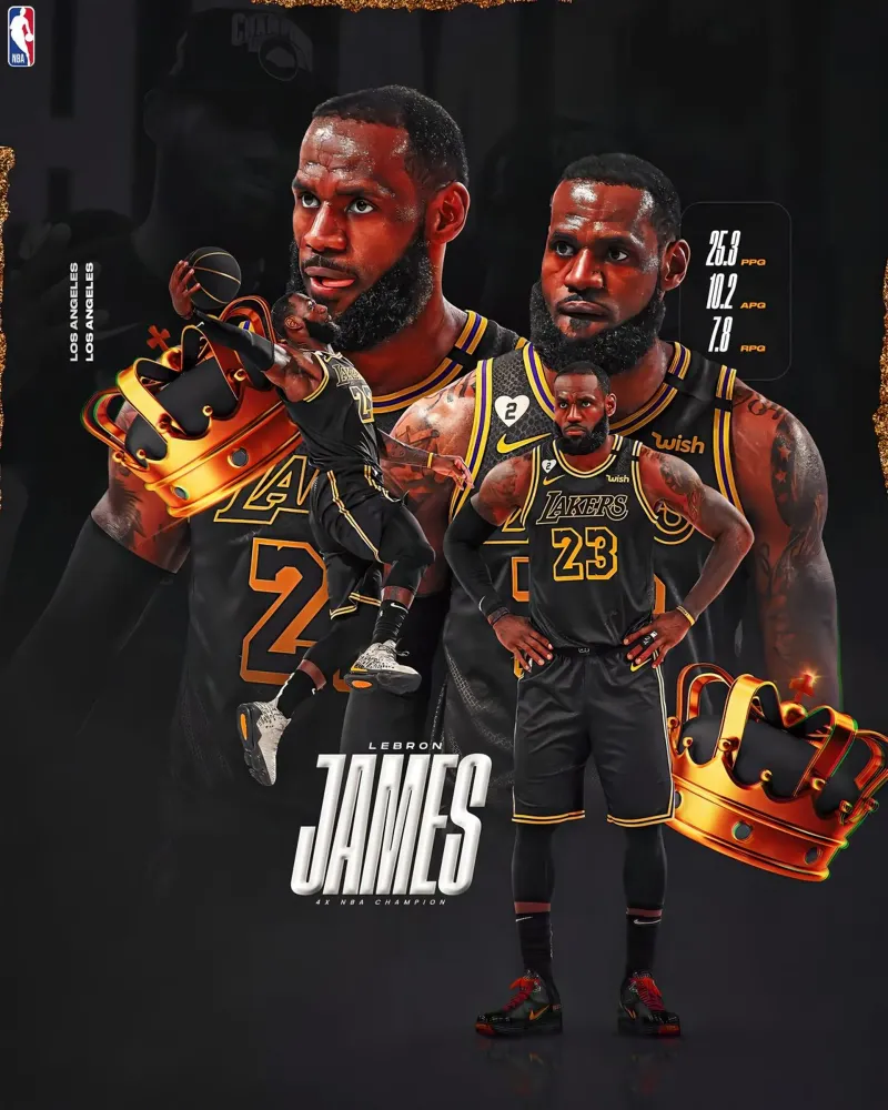 Lebron James pellicola backlit da Agus Creative