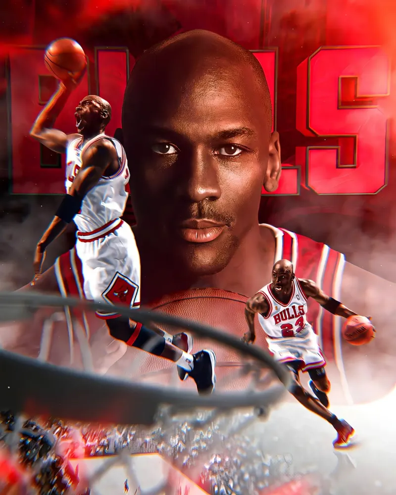 Michael Jordan pellicola backlit da Agus Creative
