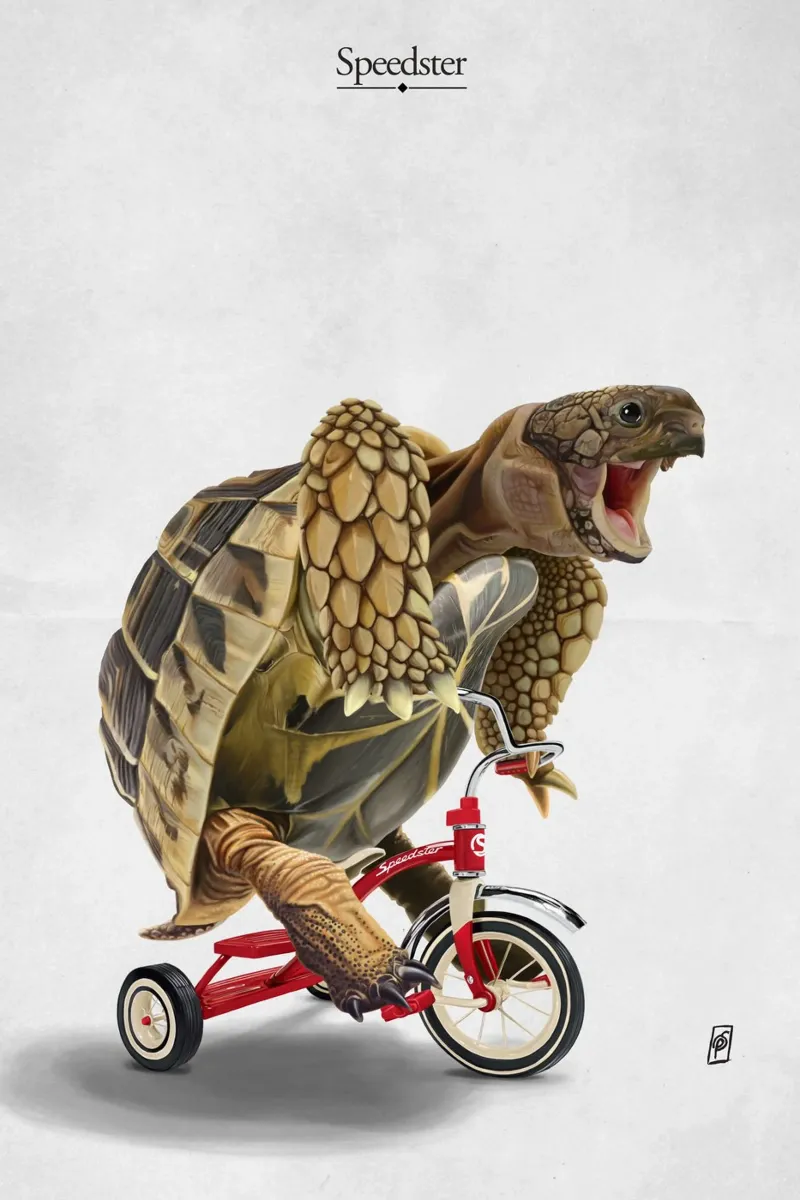 Speedster (Titled) pellicola backlit da Rob Art | Illustration