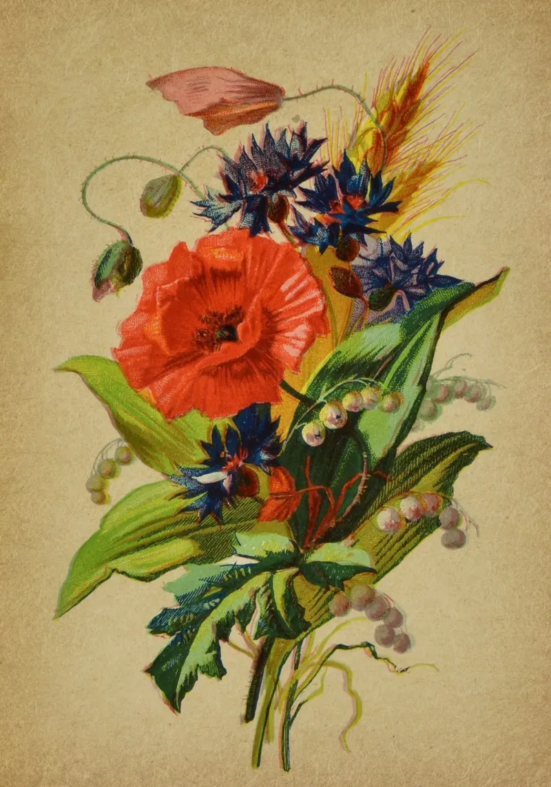 Bouquet no. 4 plexiglass da vintagebotanics