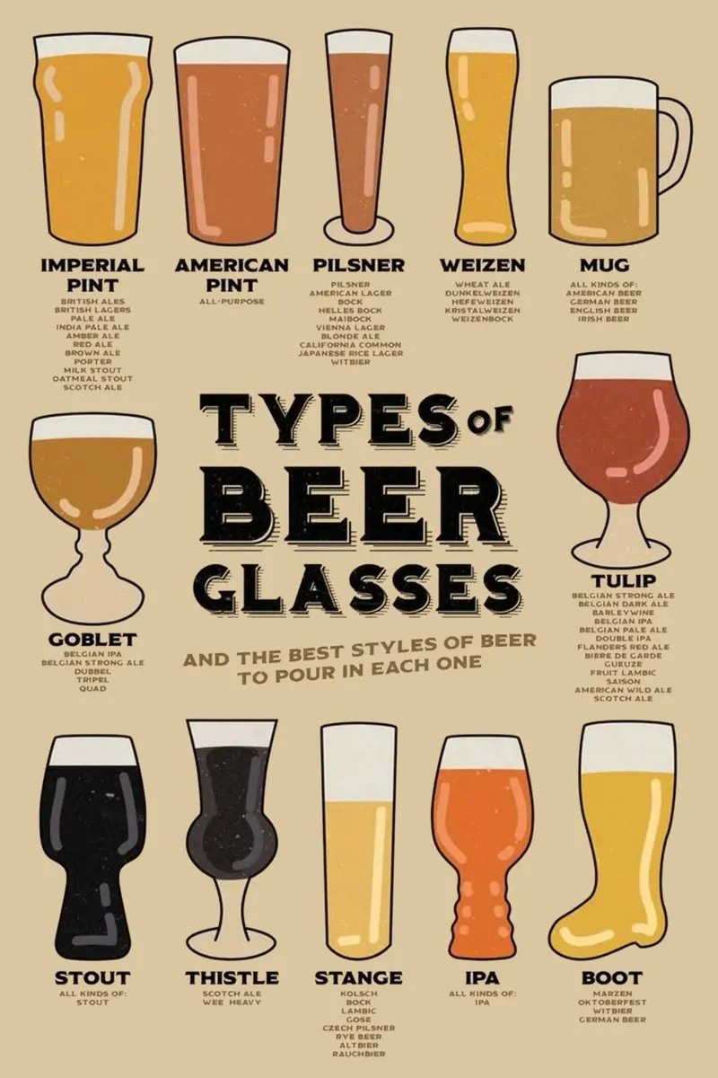 types of beer glasses hahnemühle by Danielshop
