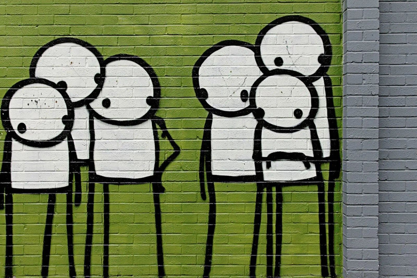 Streetart Grün 3 poster de Sadia