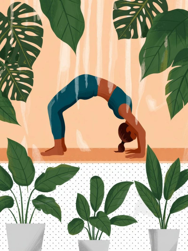 Botanisch evenwicht poster van Murni Strokes