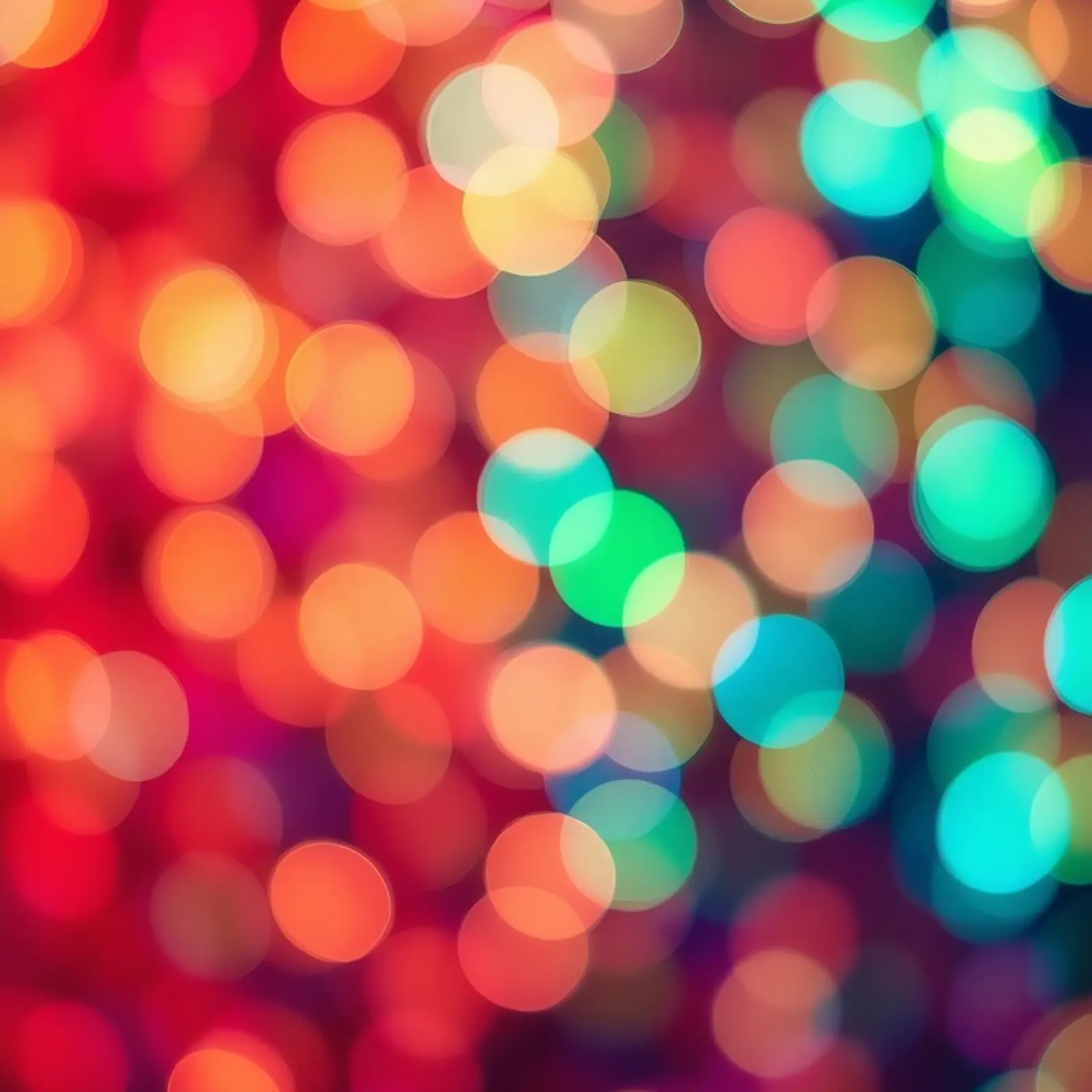 Levendige abstracte bokeh achtergrond wazig effect canvas van DesignDoodle