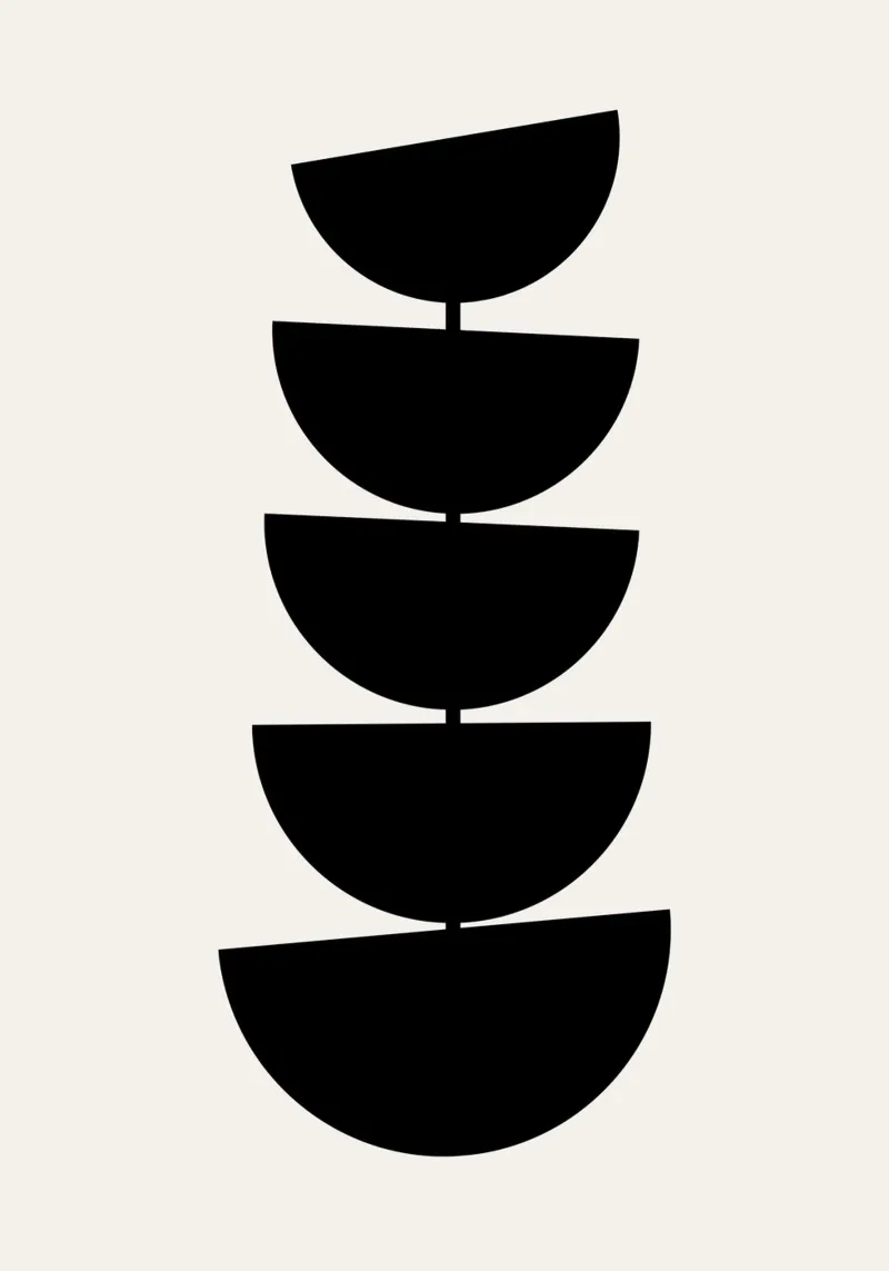 Stam poster van Rose Beck Art