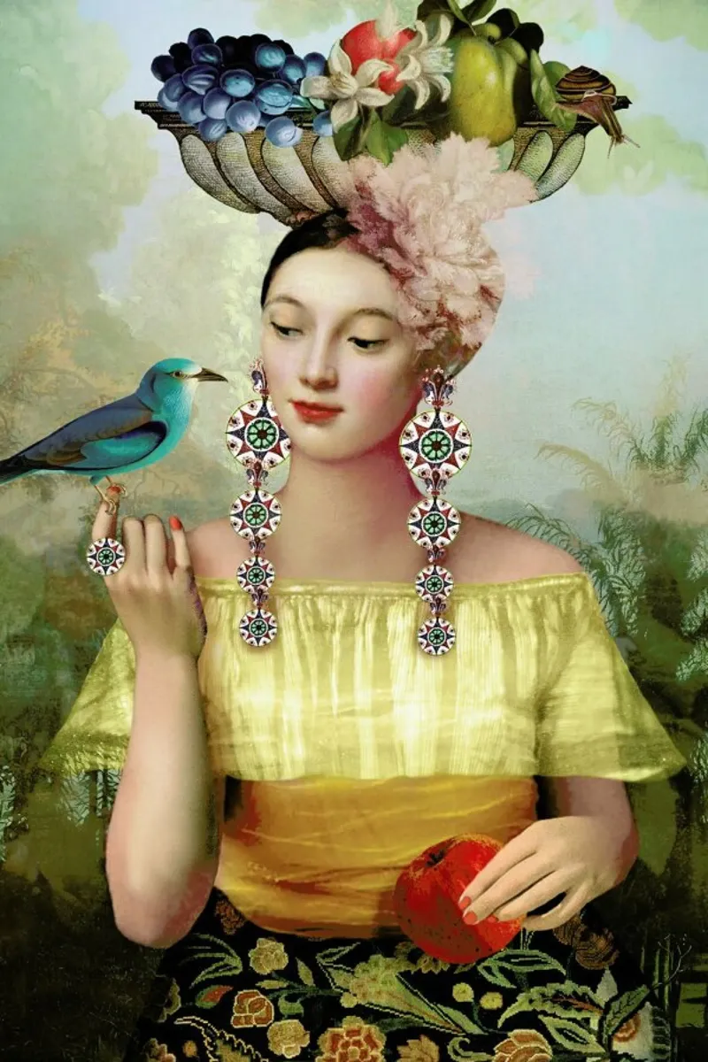 9 of Pentacles pellicola backlit da Catrin Welz-Stein