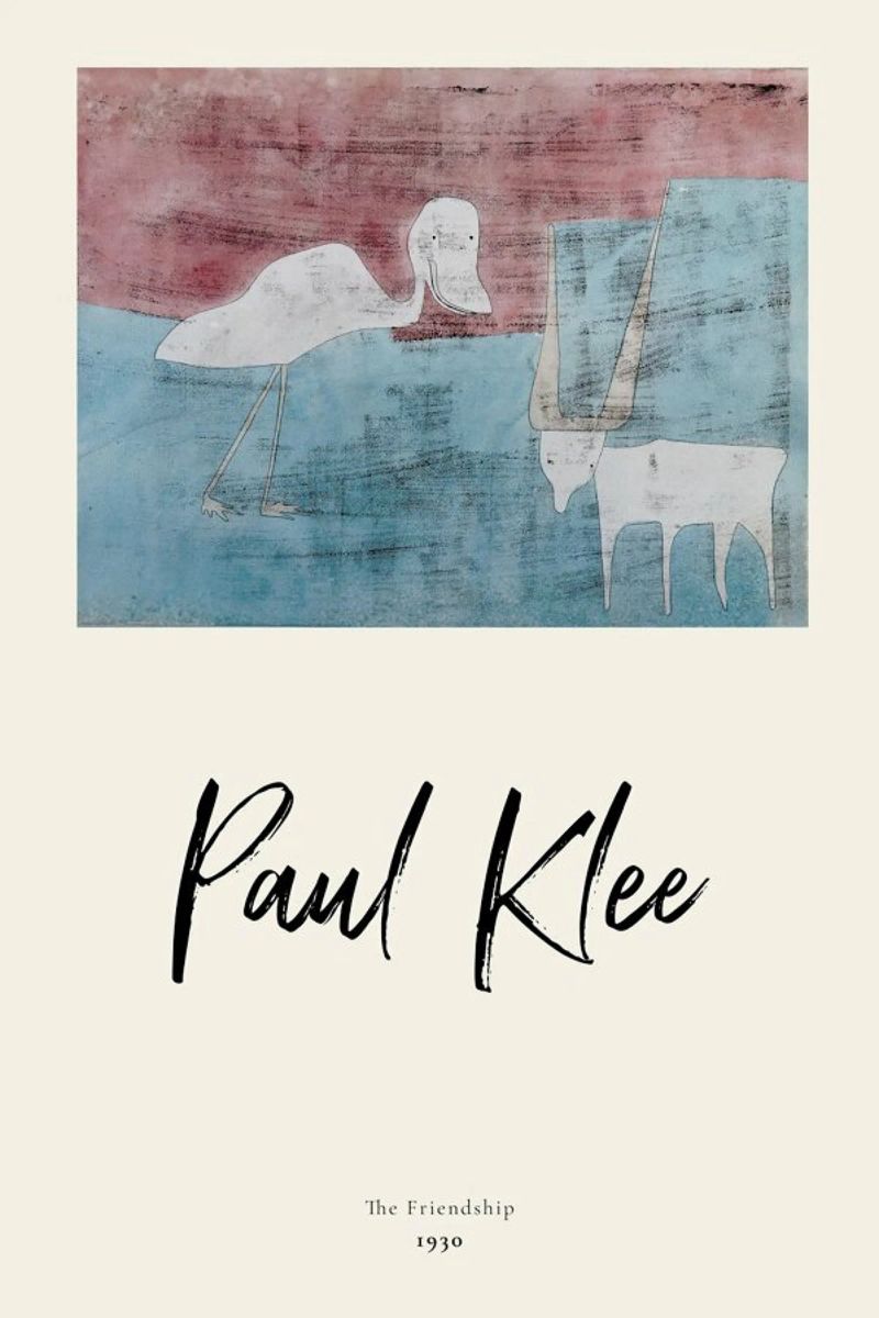 Klee - The Friendship poster de ARTOTHEK