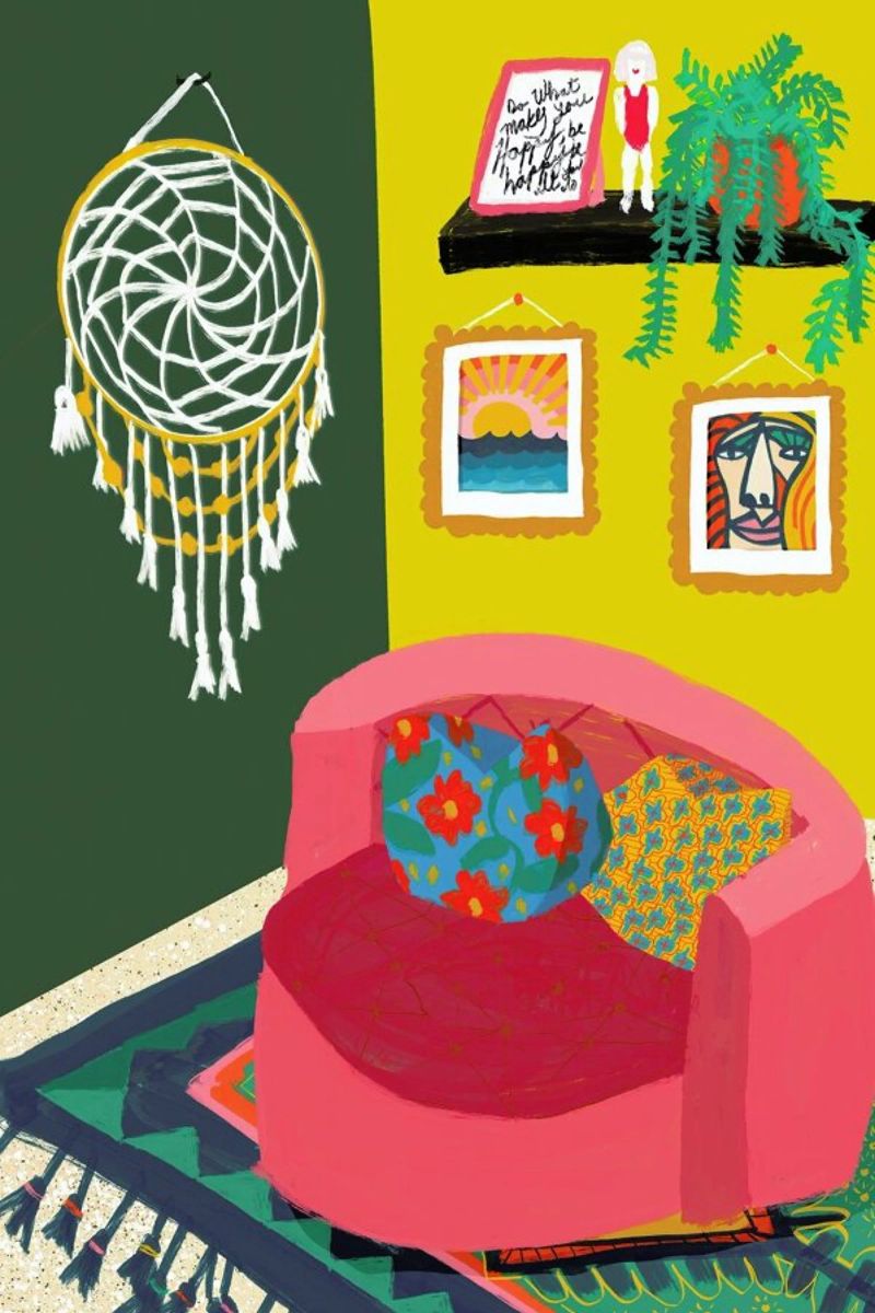 The Round Couch poster de Maria Kritzas