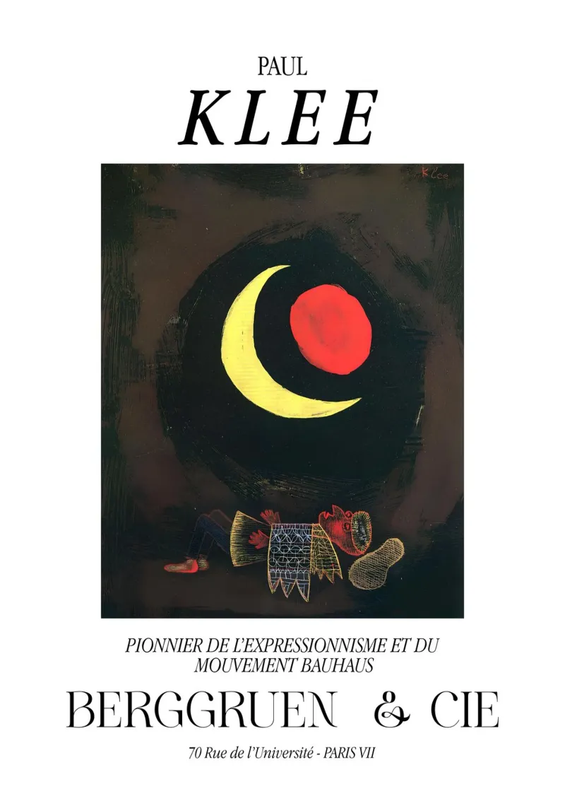 Paul Klee Sogno forte Espressionismo Bauhaus Berggruen poster con telaio in plastica da NorwesClub