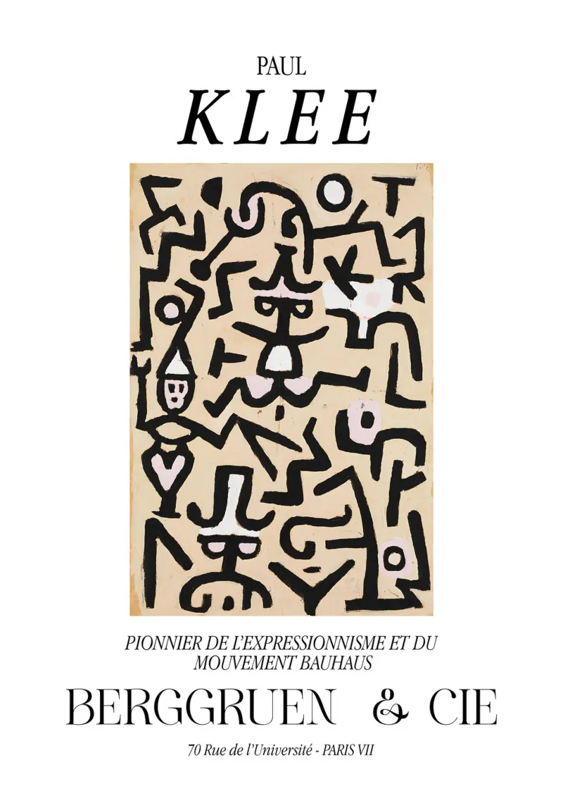 Paul Klee Comici Espressionismo Bauhaus Berggruen carta hahnemühle da NorwesClub