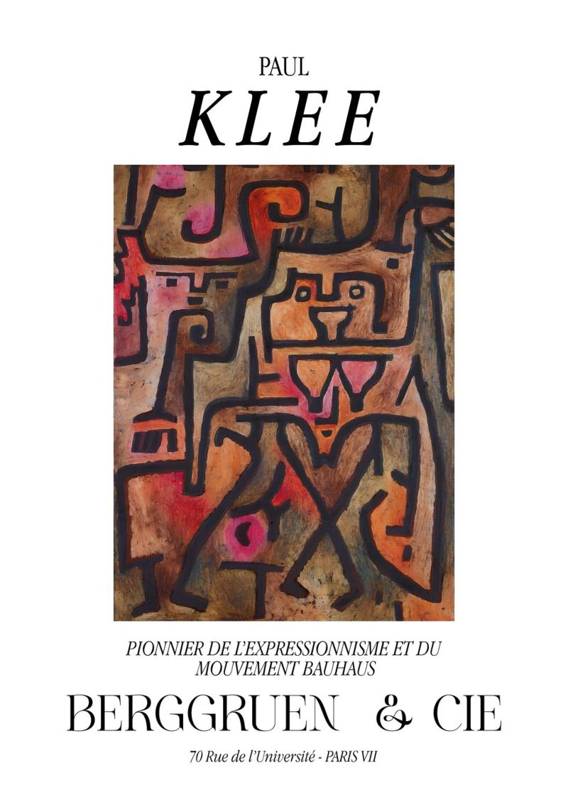 Paul Klee Forest Witches Expressionism Bauhaus Berggruen Poster von NorwesClub