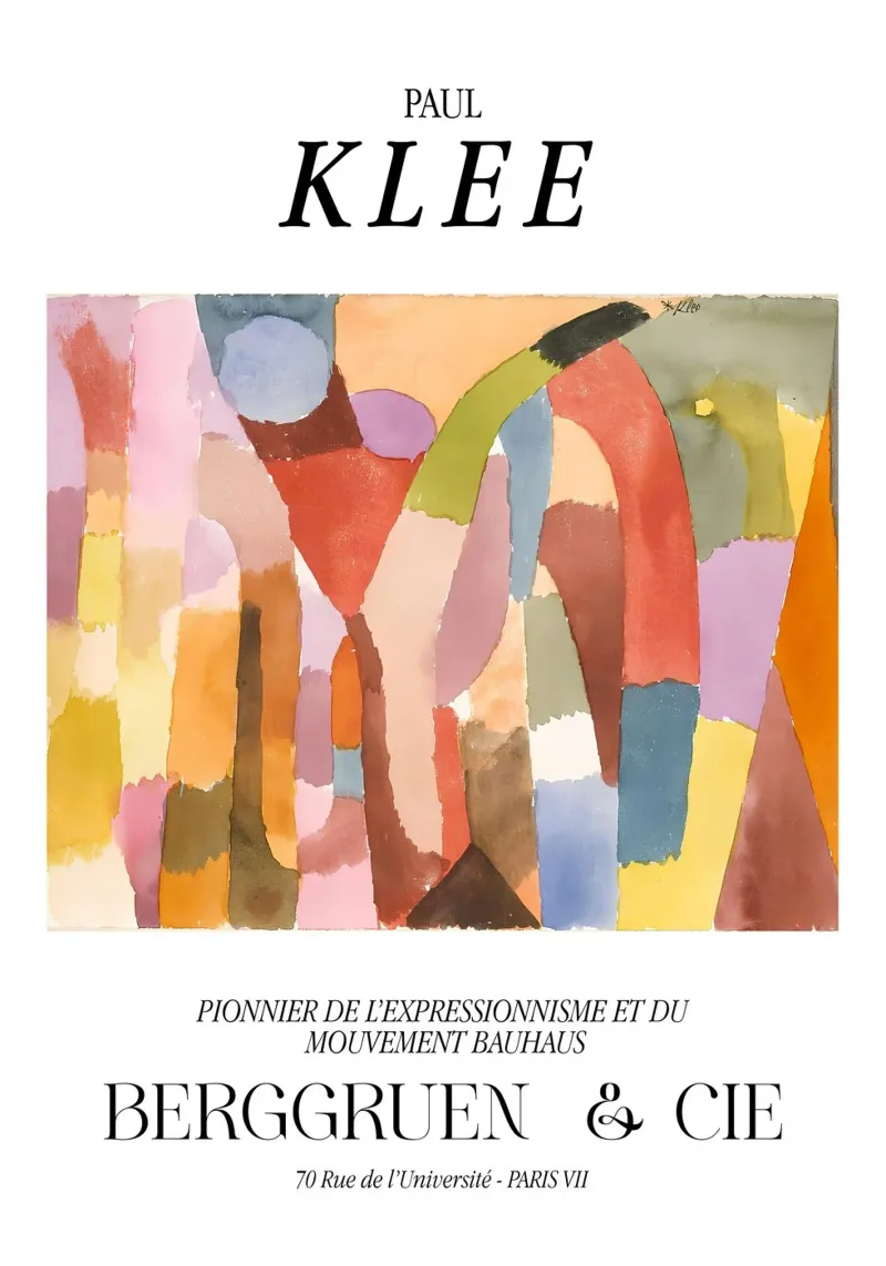 Paul Klee Vaulted Chambers Expressionism Bauhaus Berggruen Hahnemühle von NorwesClub