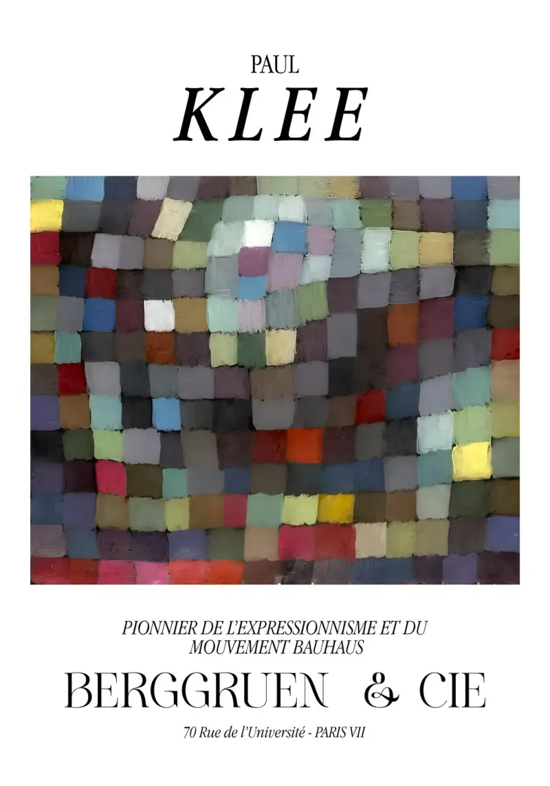Paul Klee maggio quadro Espressionismo Bauhaus Berggruen pellicola backlit da NorwesClub
