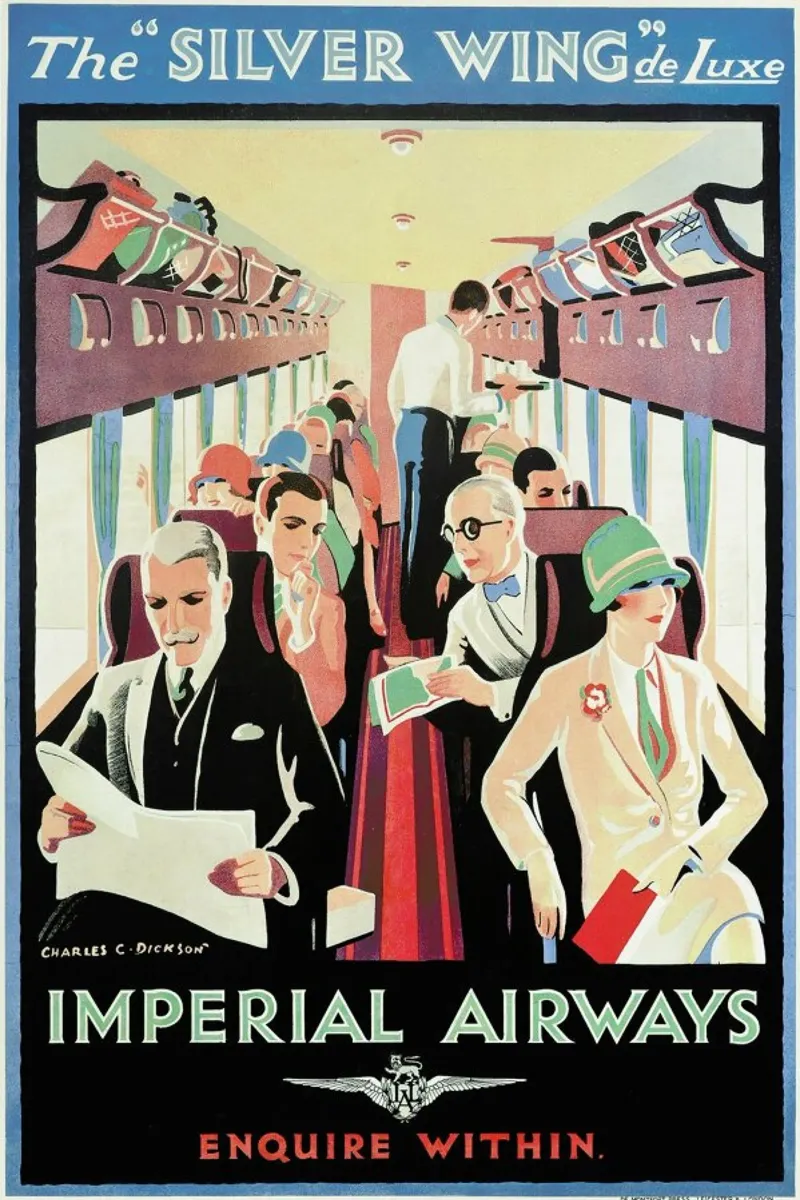 Charles C. Dickson - Imperial Airways pellicola backlit da ARTOTHEK
