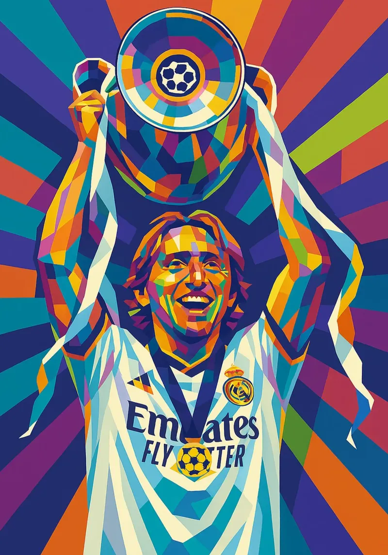 Luka Modric pellicola backlit da HopeStudio