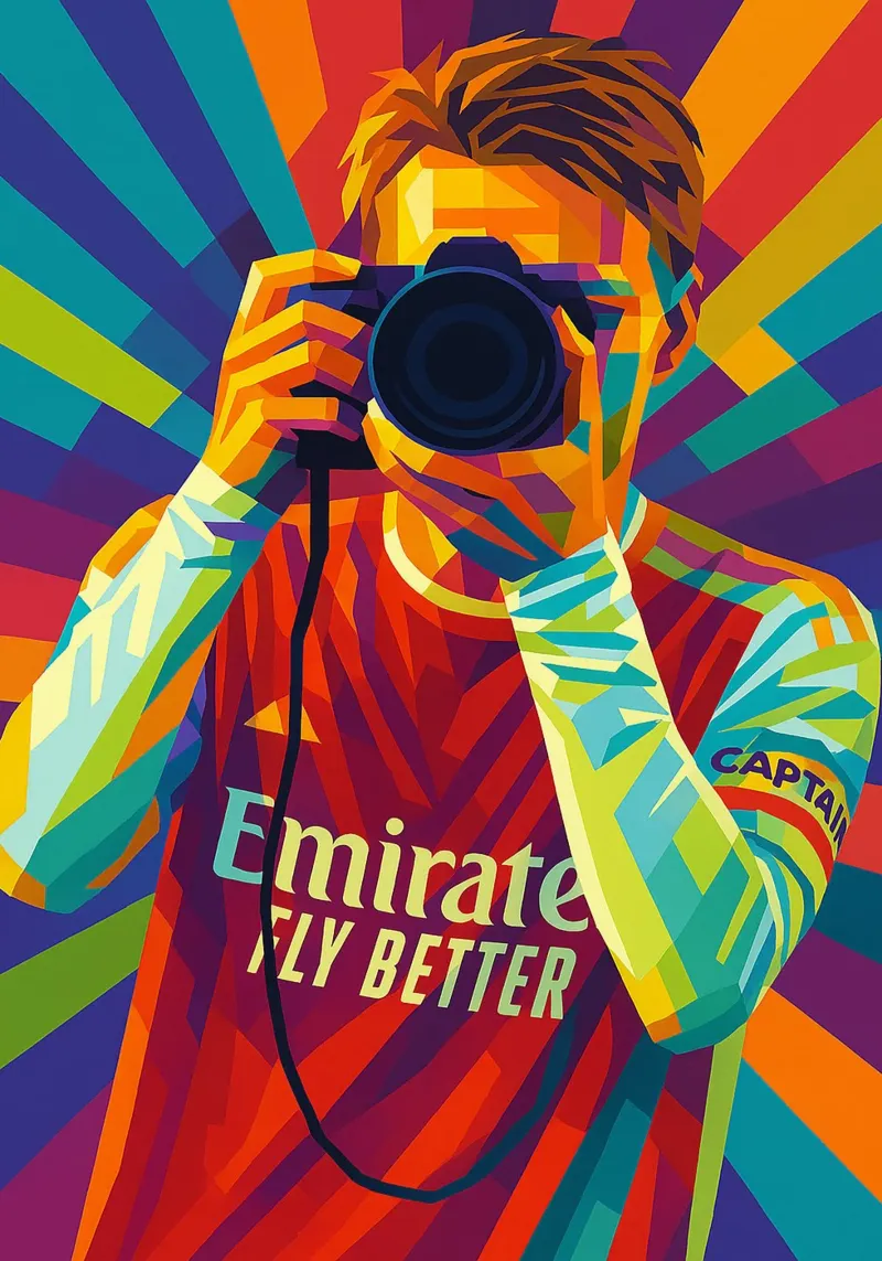 Martin Ødegaard Arsenal metacrilato de HopeStudio