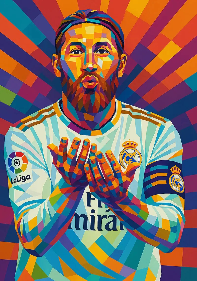 Sergio Ramos pellicola backlit da HopeStudio