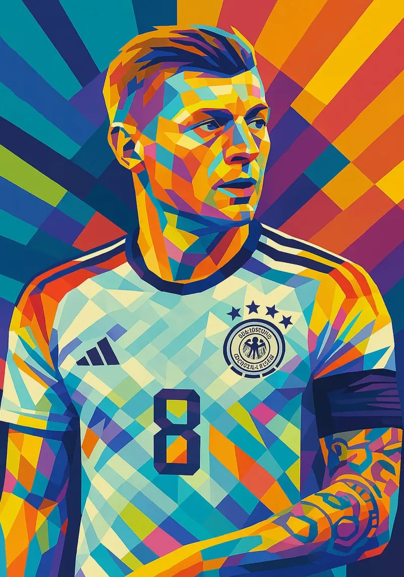 Toni Kroos pellicola backlit da HopeStudio