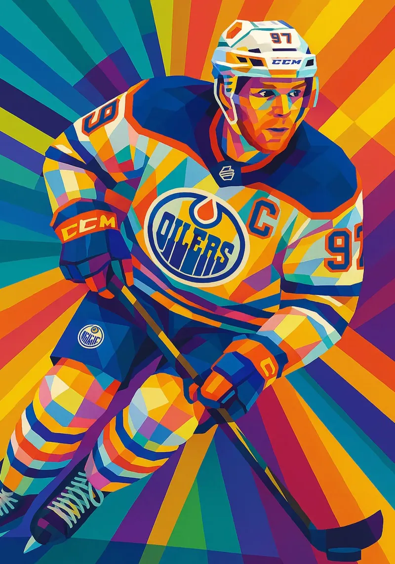 connor mcdavid carta hahnemühle da HopeStudio