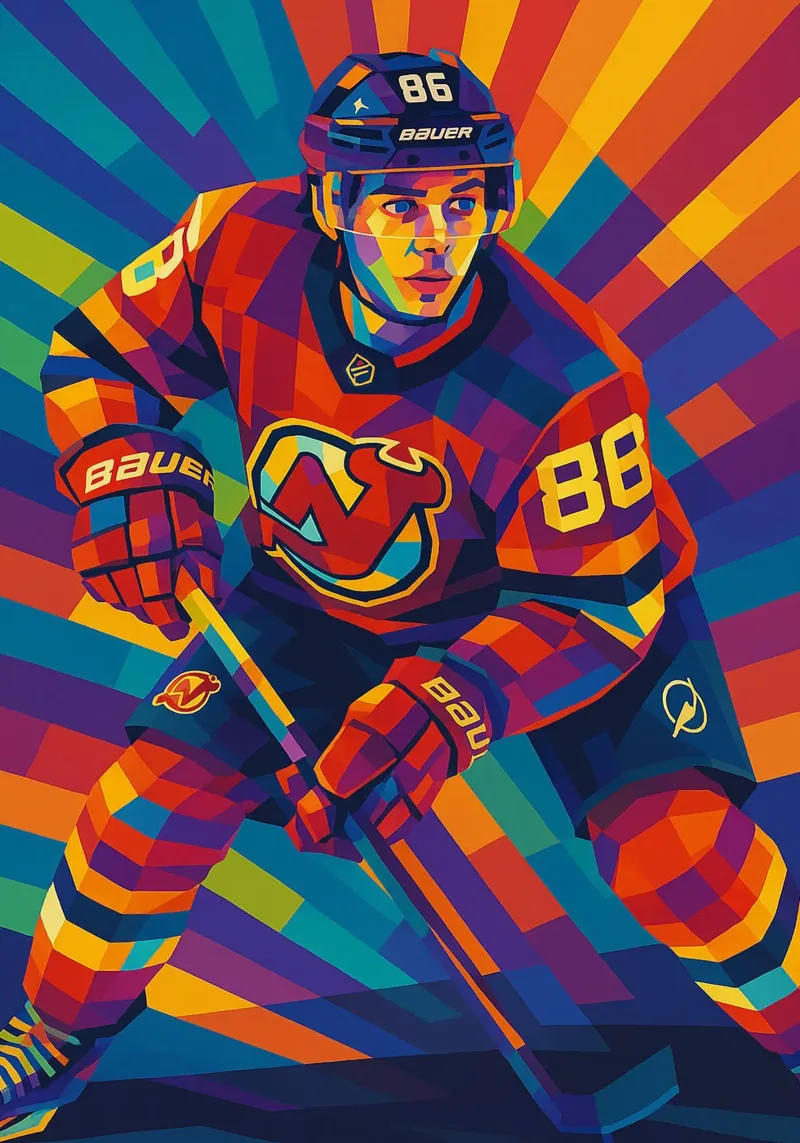 Jack Hughes pellicola backlit da HopeStudio