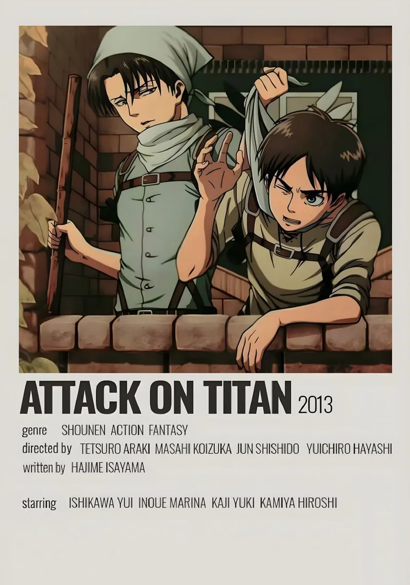 ATTACK ON TITAN 2013 plexiglass da Totoya