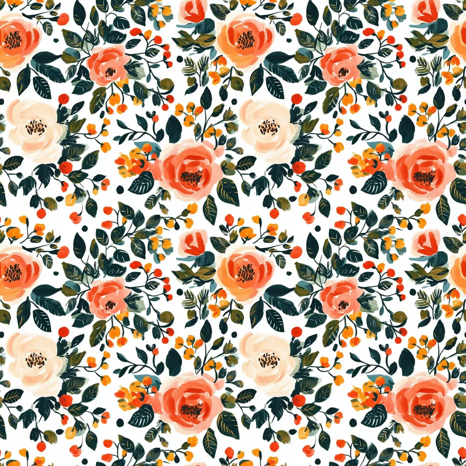 Roses canvas by Sunflower Soul Studio